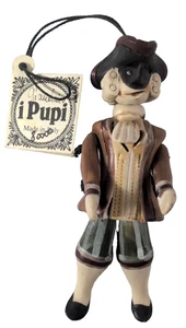 Pirat- Laboratorio Pesaro I Pupi Handarbeit Italien Ton Christbaumschmuck - Bild 1 von 6