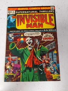 Supernatural Thrillers #2 VF-NM Invisible Man HG Wells Adaptation Horror - Picture 1 of 8