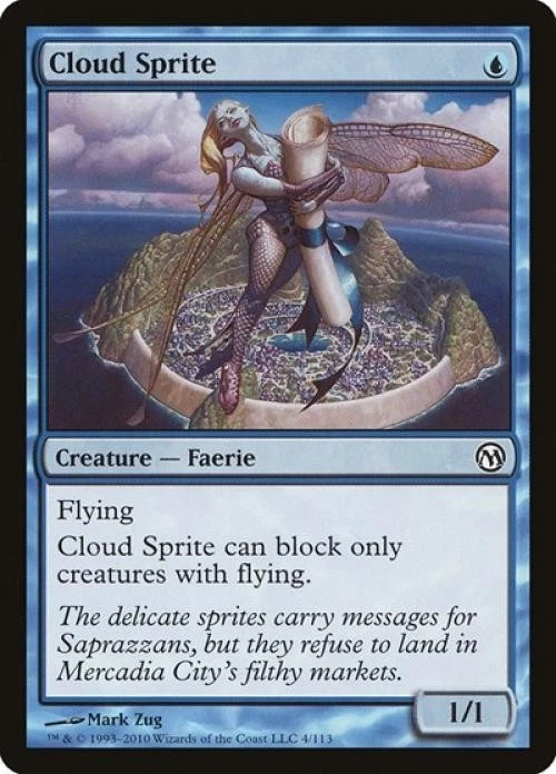 Cloud Sprite - Medium Play MTG Duels of the Planeswalkers - Image 1 of 1