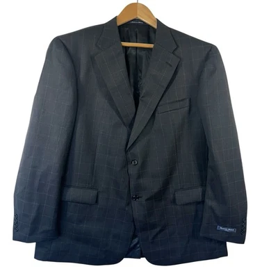 NUEVO CON ETIQUETAS Austin Reed Para hombres 48R Blazer de Lana Abrigo Deportivo Chaqueta Ventana Cuadros Gris Foto 1 de 4