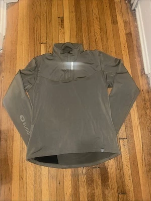 Pullover de manga larga Sugoi para mujer (L) Fusion Core cremallera verde oliva usado en excelente estado Foto 1 de 4