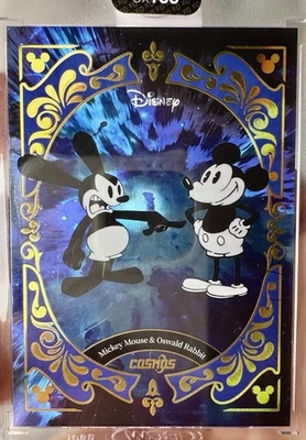 2025 Kakawow Cosmos Mickey Mouse & Oswald Rabbit Blue Gold 1/5 eBay 1:1 - Image 1 of 3