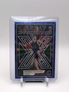 2023-24 #/35 Brandin Podziemski RC DonRuss Great Expectations Color/Jersey Match - Picture 1 of 7