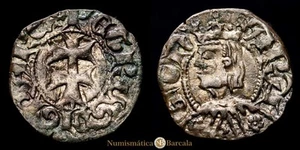 CORONA DE ARAGÓN. PEDRO PEDRO IV EL CEREMONIOSO (1336-1387). Dinero. Aragón.   - Foto 1 di 3