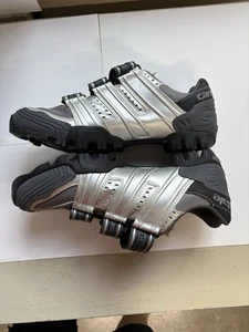 CANNONDALE Cycling Shoes Men’s Size 10.5 Silver Gray Mountain Bike with Hardware - Foto 1 di 8