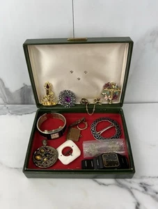 Vtg. Acushnet Sarah Coventry Premier St Justins Brooch Watch Mixed Jewelry Lot - Picture 1 of 24