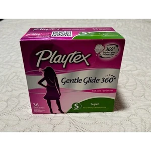 Playtex Gentle Glide 360 Super Absorbency Fresh Scent Tampons - 36 Count - Picture 1 of 4