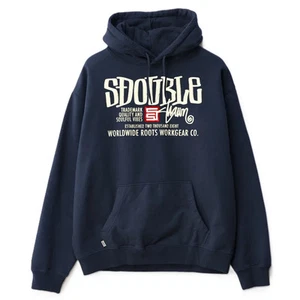 S/Double Workgear Navy Hoodie - Picture 1 of 12