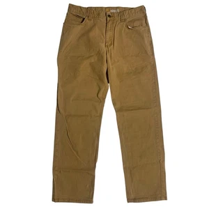 Carhartt Men's Rugged Flex Relaxed Fit Canvas Work Pants 33x32 Hickory 5 Pocket - Picture 1 of 12