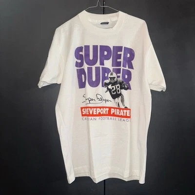 Vtg Sherveport Pirates Shirt Mens Large CFL Canadian Football 1994 Mark Duper - Image 1 of 4