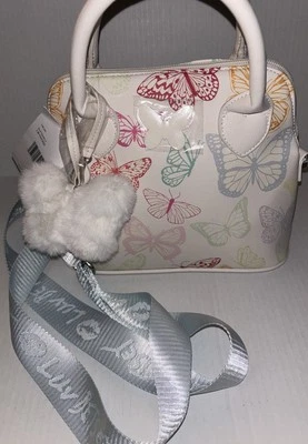 BETSEY JOHNSON через плечо купол сумка сумочка с Ярлыками бабочки плюшевая подвеска LBLINI - Изображение 1 из 4