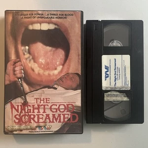 The Night God Screamed 1971 VHS 1987 Lee Madden | Cult Horror Thriller - Picture 1 of 5