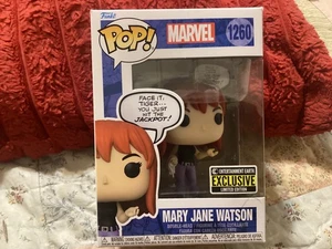 MARY JANE WATSON FUNKO POP! #1260 con caja, tierra de entretenimiento; excelente COND/GRATIS P&H - Imagen 1 de 7
