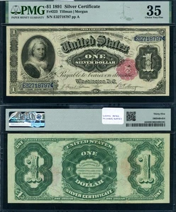 FR. 223 $1 1891 Silver Certificate PMG Choice VF35 PQ - Picture 1 of 3