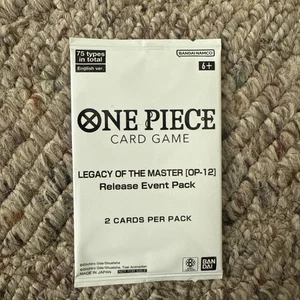 One Piece TCG: Legacy of the Master OP-12 Release Event Pack Gioco di Carte SIGILLATO - Foto 1 di 2