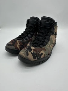 Talla 11.5M/13W - Jordan 10 Retro Woodland Camo 310805-201 Usado - Imagen 1 de 7
