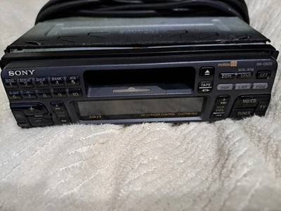 Sony XR-C620 AM/FM/Cassette Stereo Detachable Face CD Controller Mobile ES Rare - Image 1 of 4