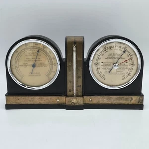 Vintage Swift & Anderson Weather Station Barometer Hygrometer Thermometer Works - Picture 1 of 24