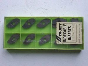 Lot of 10 Dijet Indexable Inserts  DIJ-HCB-225LT- 11103 25MM Rad. - Picture 1 of 1