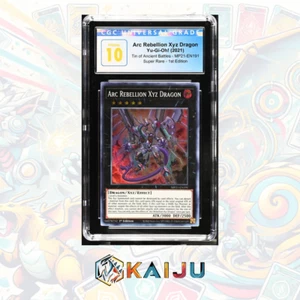 Yu-Gi-Oh! Arc Rebellion Xyz Dragon 2021 MP21-EN191 Super Rare 1st Ed CGC GMT 10 - Picture 1 of 3