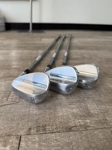 Titleist Vokey SM10 Tour Chrome Wedge Set 50.12F 54.14F 58.14K - BV Wedge Flex - Picture 1 of 12