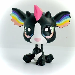 Baby Dragon Rainbow Custom Ooak Hand Painted Littlest Pet Shop - Picture 1 of 3