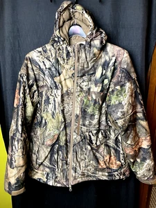 Red Head Bone Dry Thermolite Hunting Coat Hooded Mossy Oak Size L Men's Breakup - Picture 1 of 14