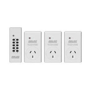 Genuine ARLEC Remote Control Mains Switch Power Point Appliances PLUS 3 Outlets! - Picture 1 of 1