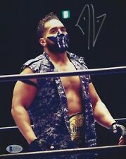Tanga Loa Signed 8x10 Photo BAS COA New Japan Pro Wrestling Bullet Club GOD WWE