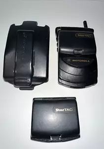 Ungetestet StarTac Motorola Vintage Klapphandy Extra Akku Tragetasche Wie Ist - Bild 1 von 6
