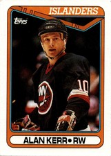 1990-91 Topps Alan Kerr New York Islanders #50