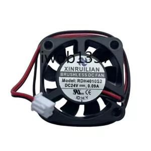 New RDH4010S2 DC24V 0.09A 40*40*10MM 2-Pin Square Cooling Fan - Picture 1 of 7