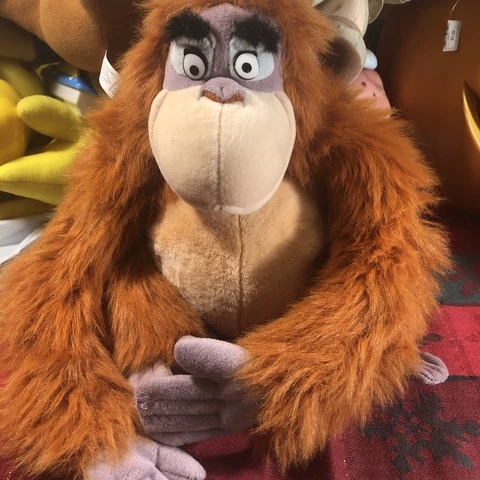 Disney  King Louie Orangutan The Jungle Book 12” Plush Free Shipping Cover