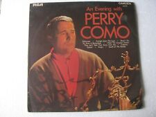 An Evening with Perry Como World LP Record India-1832