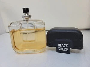 Vintage Original Avon Black Suede Cologne Spray For Men 3.4oz 3/4 full - Picture 1 of 3