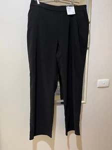Women's Anko Black Pull on Polyester Pants, Size 16, New with TAGS - Picture 1 of 7