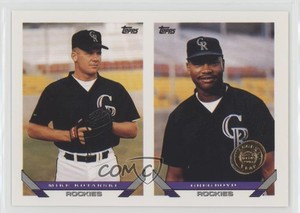 1993 Topps Inaugural Colorado Rockies Mike Kotarski Greg Boyd #621 Rookie RC