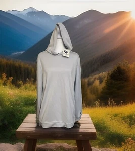 Graham Luxe Hoodie Size S Baby Blue Moisture Wicking Stretch Golf Unisex - Picture 1 of 14
