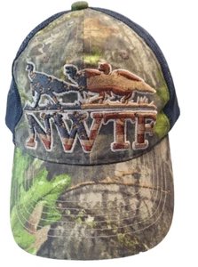 Cap Realtree NWTF Camo (2626HT) U S Flag in Back Good - Picture 1 of 8