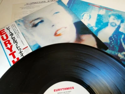 Eurythmics - Be Yourself Tonight LP 1985 Japan RPL-8290 Electronic Pop w/ obi - Image 1 of 2