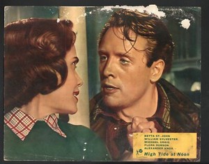 High Tide at Noon Lobby Card-Betta St. John with William Sylvester.