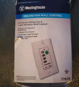 Westinghouse Ceiling Fan Wall Control #77875 Open Box - Picture 1 of 2