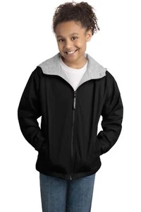Port Authority YJP56 Youth Long Sleeve Team Shell Jacket With Pockets - Picture 1 of 3