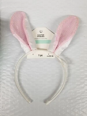 Diadema orejas de conejo de Pascua 1 par nueva en caja talla única Foto 1 de 4