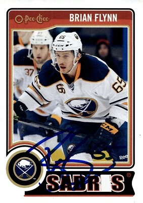 Brian Flynn - Signed 2014-15 O-Pee-Chee Hockey Card #51 - Image 1 of 2
