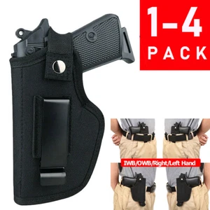 Tactical Concealed Carry IWB OWB Left/Right Hand Gun Holster Waist Belt Holsters - Picture 1 of 8