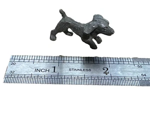 PEWTER Puppy Dog Playing Running - Picture 1 of 1