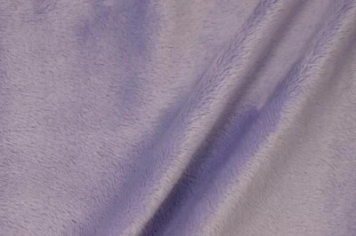 Faux Fur Soft Solid Minky Fabric By The Yard Lilac - Image 1 of 4