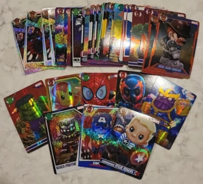 Marvel Ooshies Collector Cards - Common - Sparkle - Holo - PICK YOUR CARD - Image 1 of 4