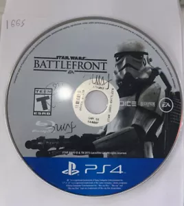 Star Wars: Battlefront (PlayStation 4, 2015) DISC ONLY NO TRACK #1665 - Picture 1 of 1